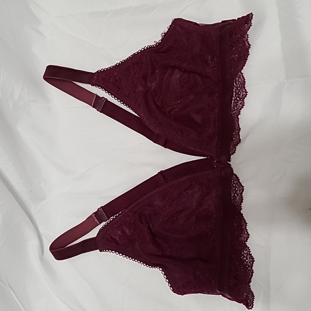Victoria's Secret bralette with velvet straps small